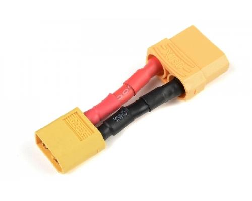 Power adapterkabel - XT-60 connector man. <=> XT-90 connector vrouw. - 12AWG Siliconen-kabel - 1 st